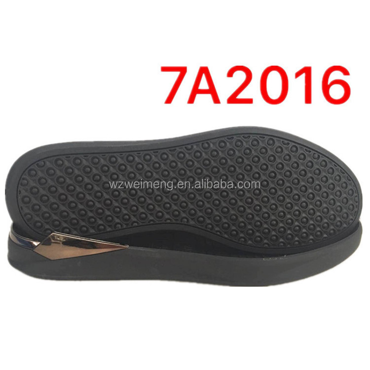 2018 Soft rubber casual shoes sole design thick rubber sole for shoe making