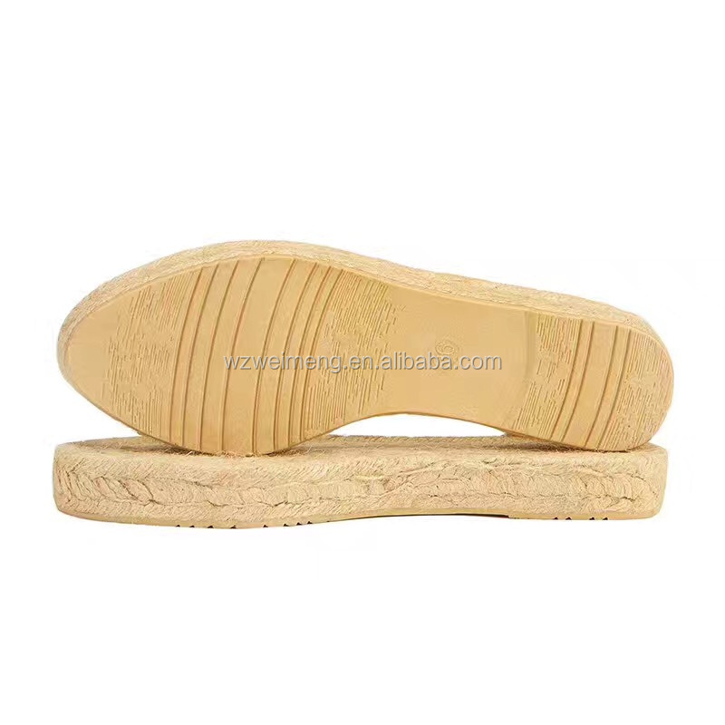 2017 hot selling espadrilles jute sole for casual shoe