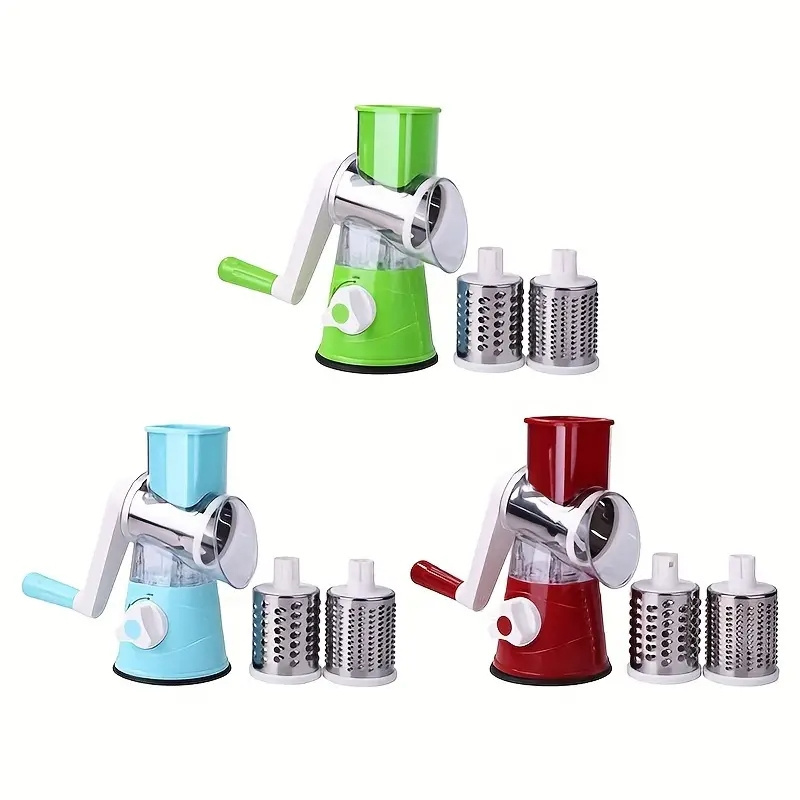 Multi-function Manual Kitchen Grater Stainless Steel Slicer Vegetable Shredder Cutter Chopper Nuts Grinder Vegetable Slicer