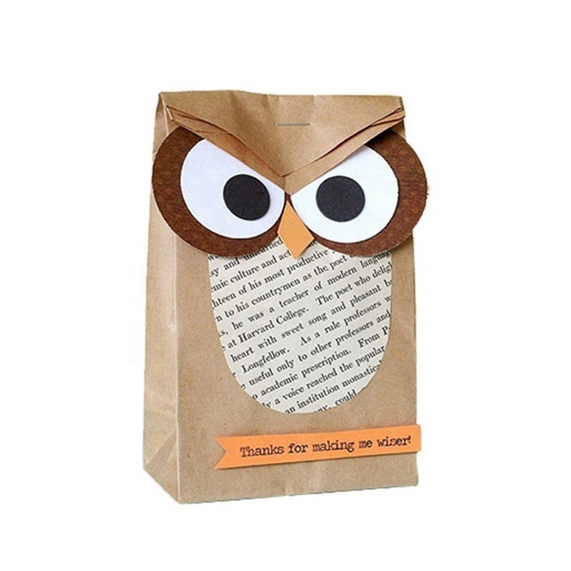 High Quality Animal Shape Design Door Gift Paper Bag