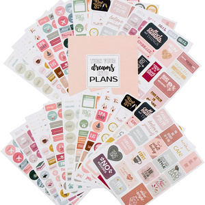 Inspirational Motivational Organizer Planner Stickers Cute Aesthetic Stickers for Adults for Planner Scrapbooking  and Journal