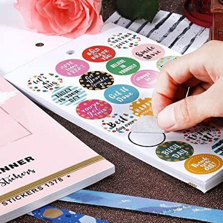 Factory Wholesale Stunning Design Accessories Happy Planner Sticker Essential Weekly Daily Journal sticker Set for Scrapbooking