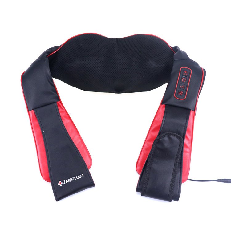 Cordless Deep Tissue Vibration Shiatsu Slimming Electric Neck and Back Massage Belt Body Massager Global Red Light Massage Belt