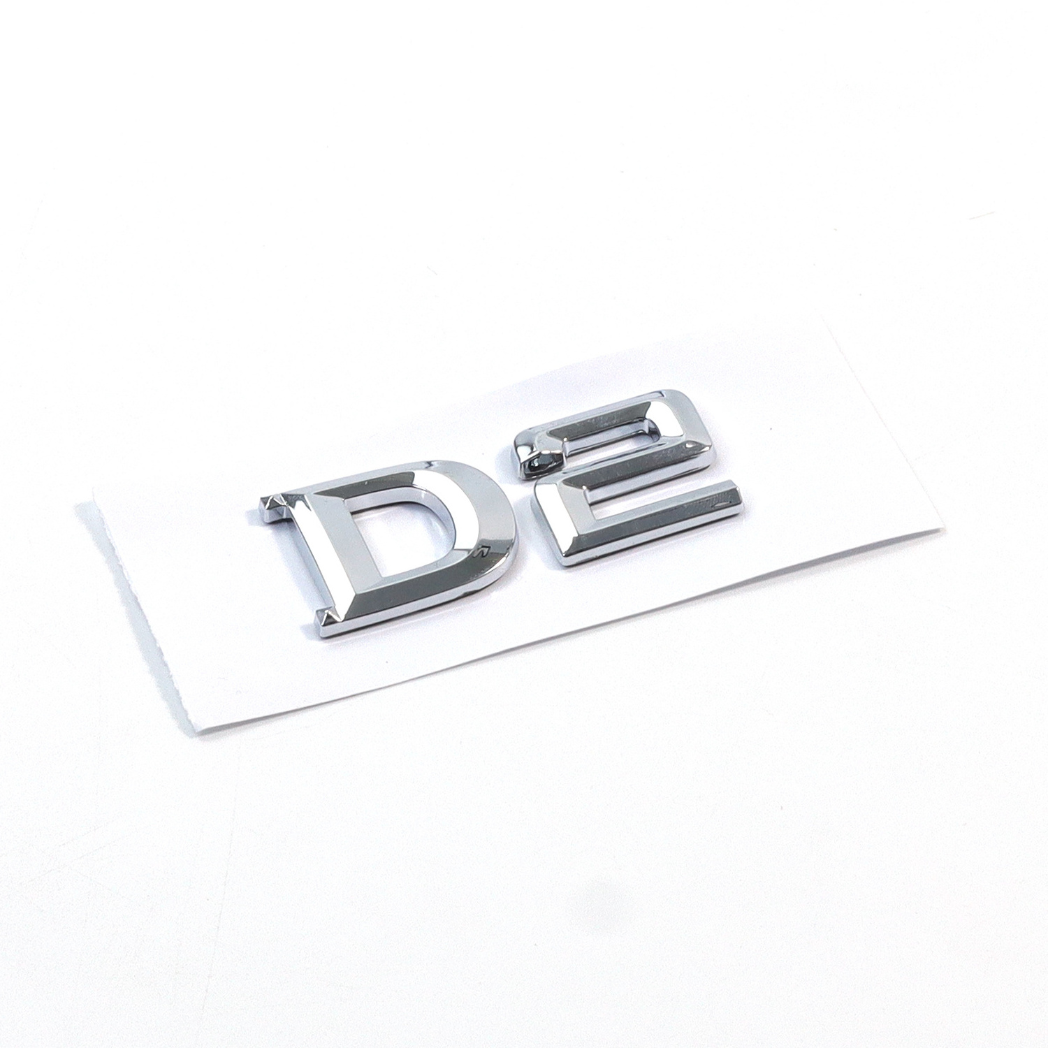 Made in China Cheap Customized 3d Metal Car Logo  Black Silver Gold Chrome Mirror Wrap Sticker abc logo car