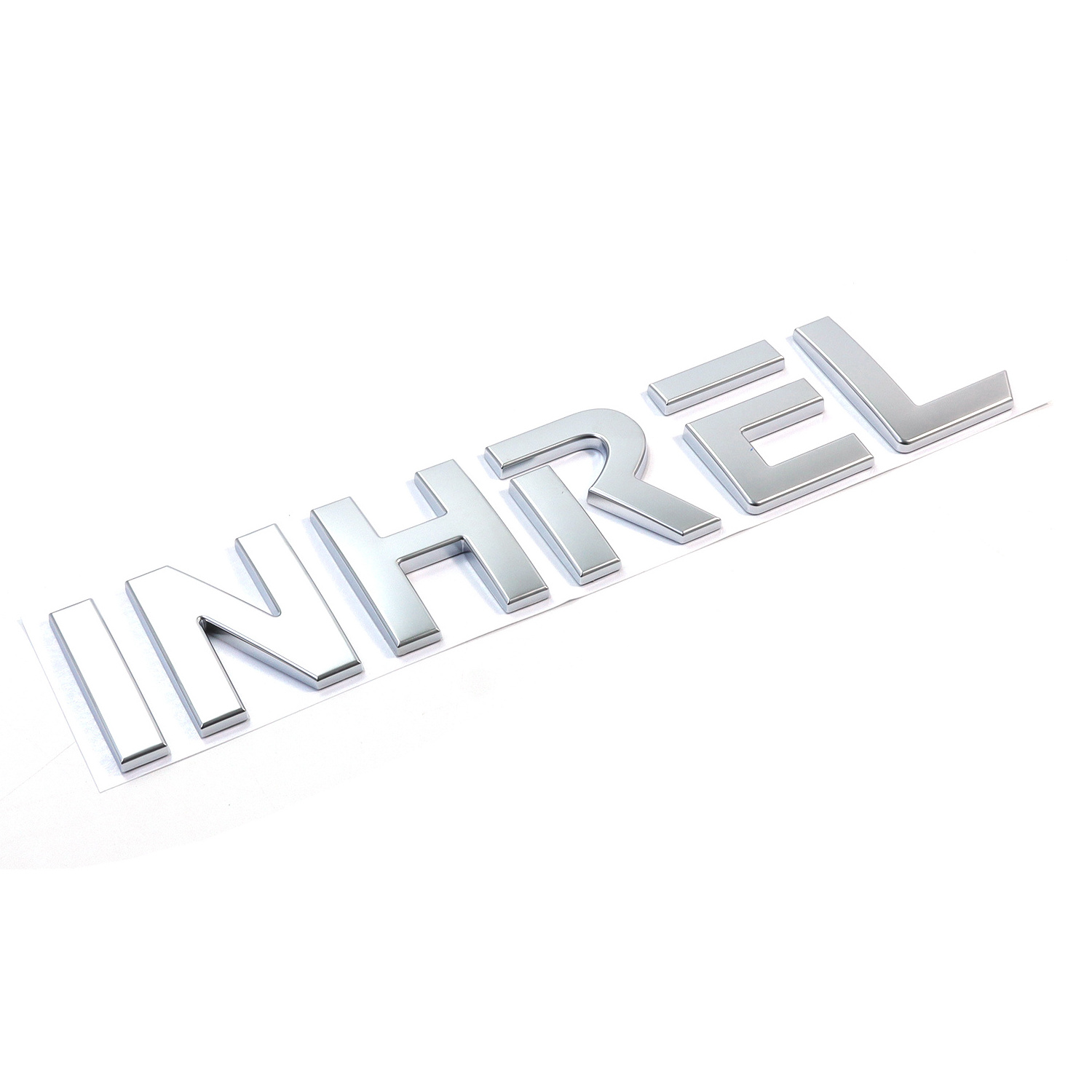 Factory Customised 3d Plastic Abs Logo with Adhesive Chrome Black Silver Car Letter Logo customized 3d emblems