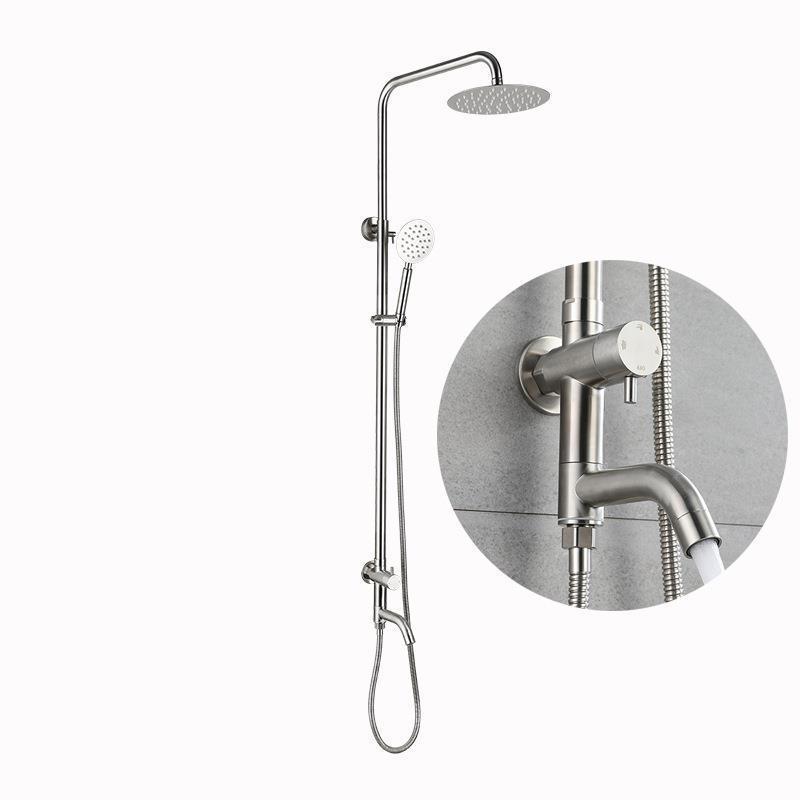 Shower Valve piano rain shower system set Overhead Combo Kit Head Stainless Bathroom Shower Kit