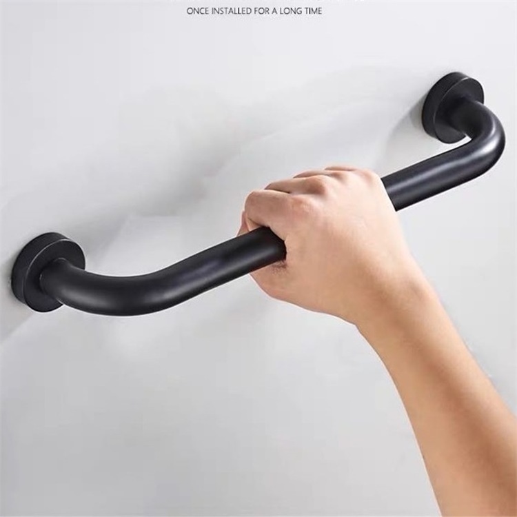 Stainless steel grab bars support up 500LBS Bathroom bars handrails for disabled Knurled bathroom bar Accessories