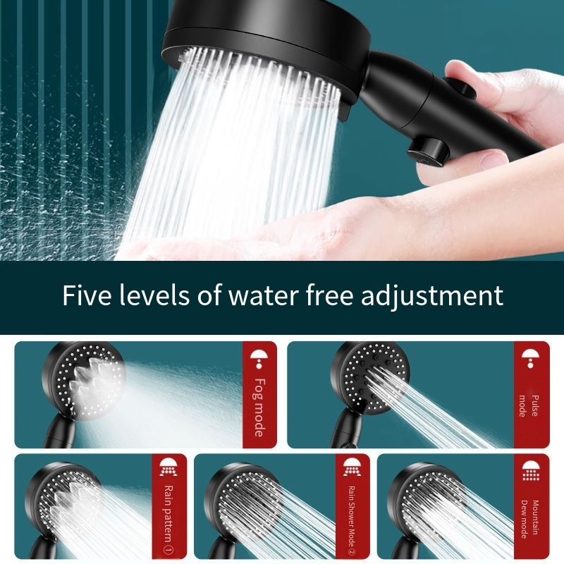 bathroom saving bathroom high pressure rainfall  Water Saving High Pressure set Flow Shower head with shower head