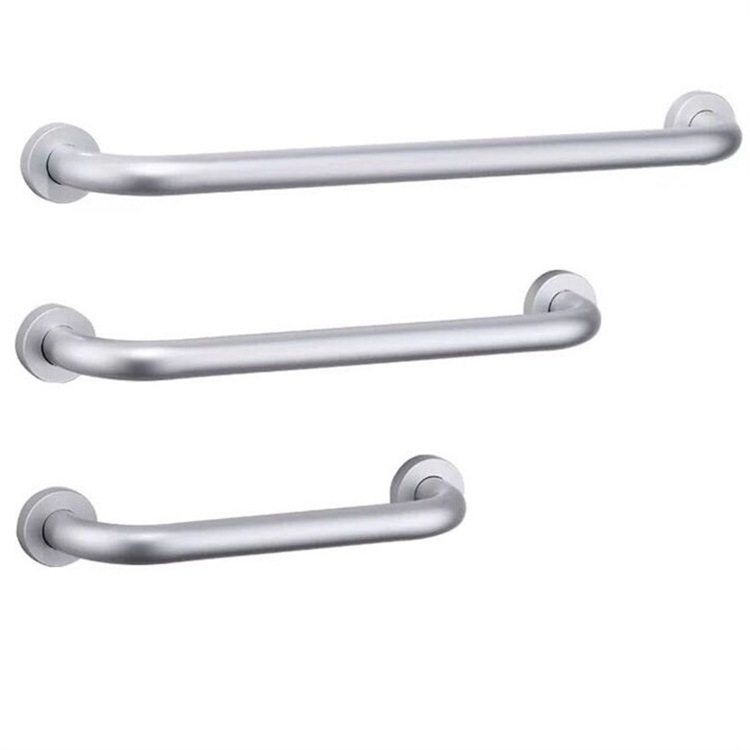 Stainless steel grab bars support up 500LBS Bathroom bars handrails for disabled Knurled bathroom bar Accessories