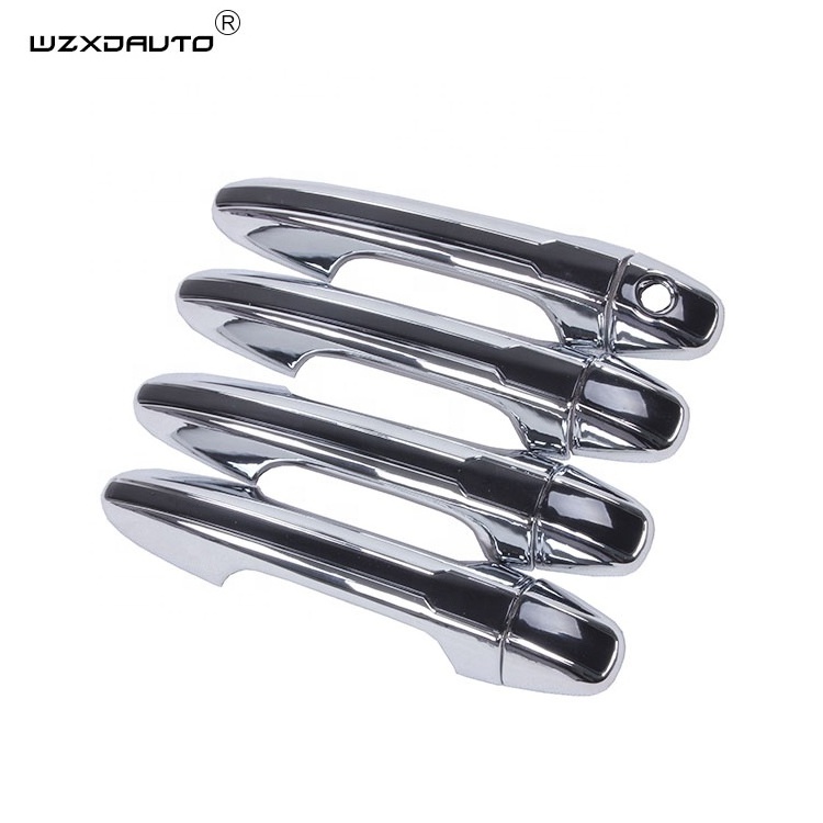 WZXD Body Kit Accessories For Car Chrome 21Pcs ABS Exterior Handle Lamp Mirror Cover Trim Chrome Kits Cover For Fortuner 2016