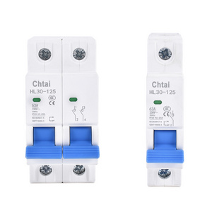 Hand lever Disconnector Switch 35mm Din Rail 1P 2P 3P 4P 63A 100A 125A 2Poles Main Switch Isolator Circuit Breaker 230V/400VAC