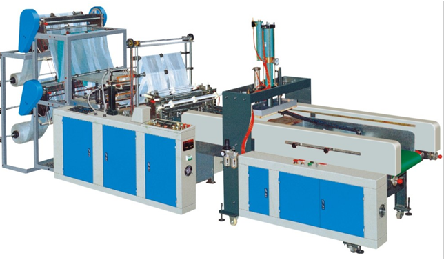 ruian xinshun poly bag making machine,plastic carry bag making machine,poly bag making machine price