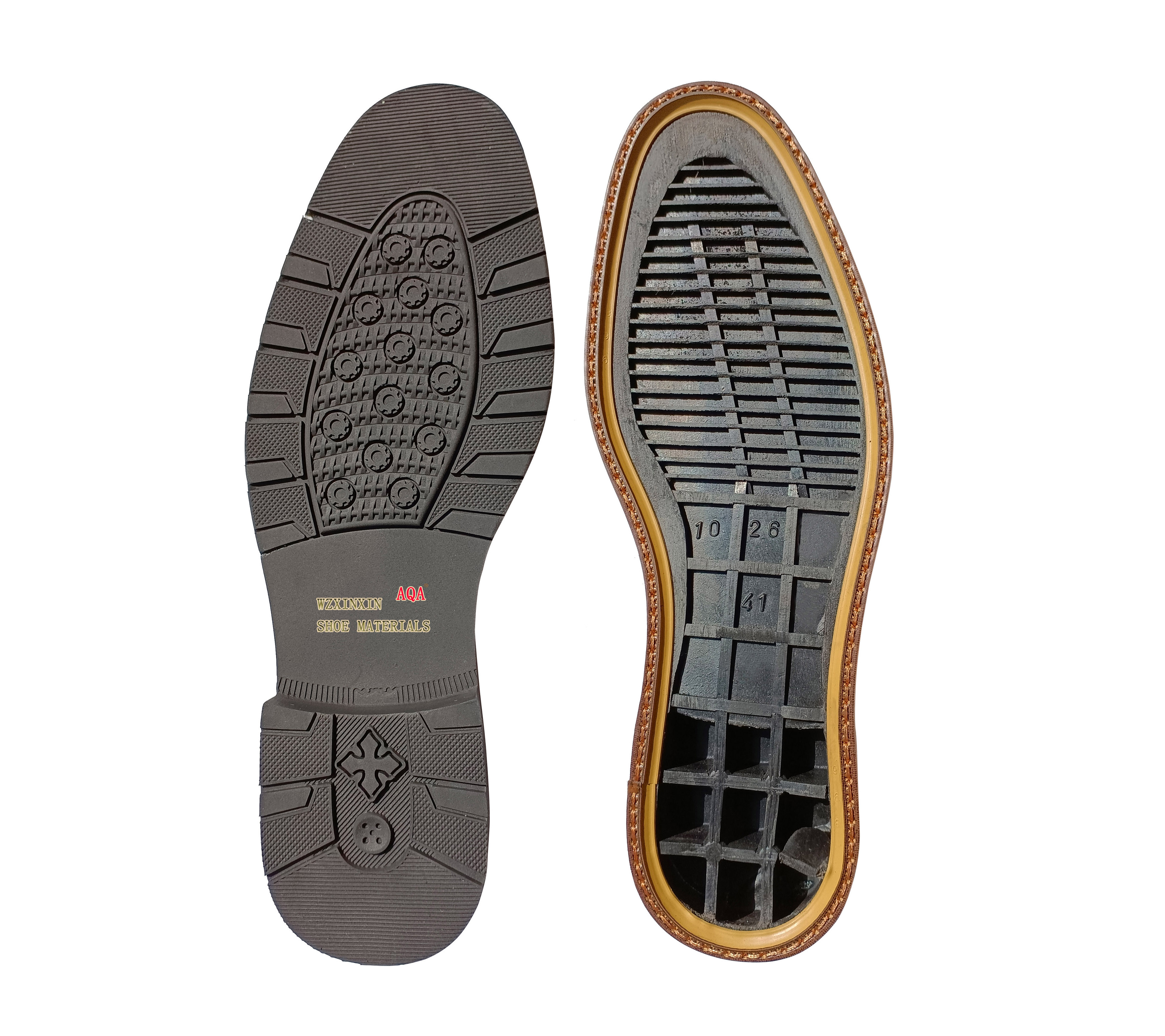 China manufactures customized non slip rubber shoe sole for men shoes