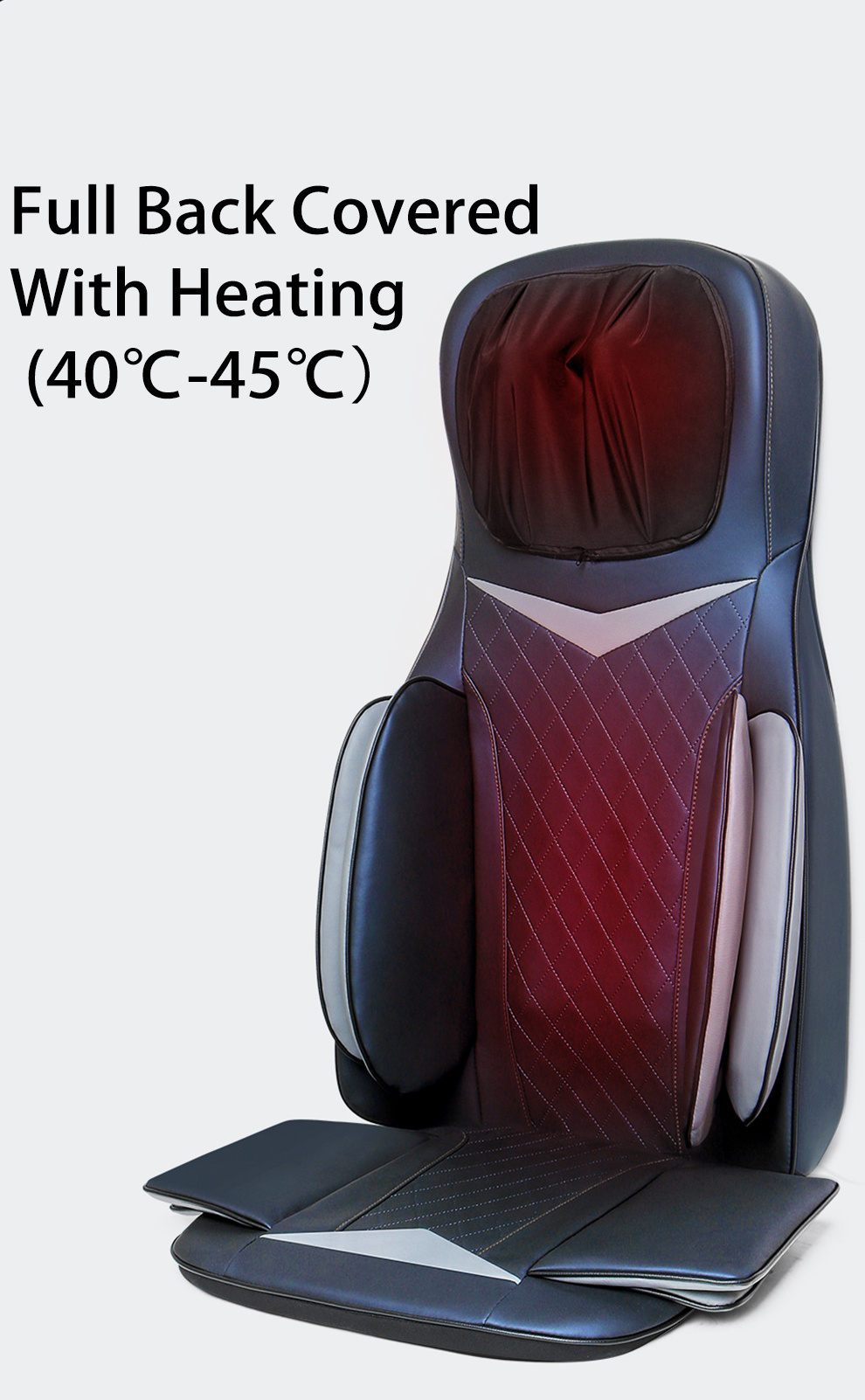 Wholesaler Portable Shiatsu Seat Vibration Car shiatsu full body massage cushion chair