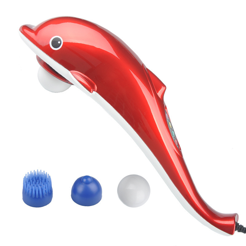 Full Body Hammer Massager Vibration Relax Massager Vibrating Electric Handheld Dolphin Massager Hammer Vibrator