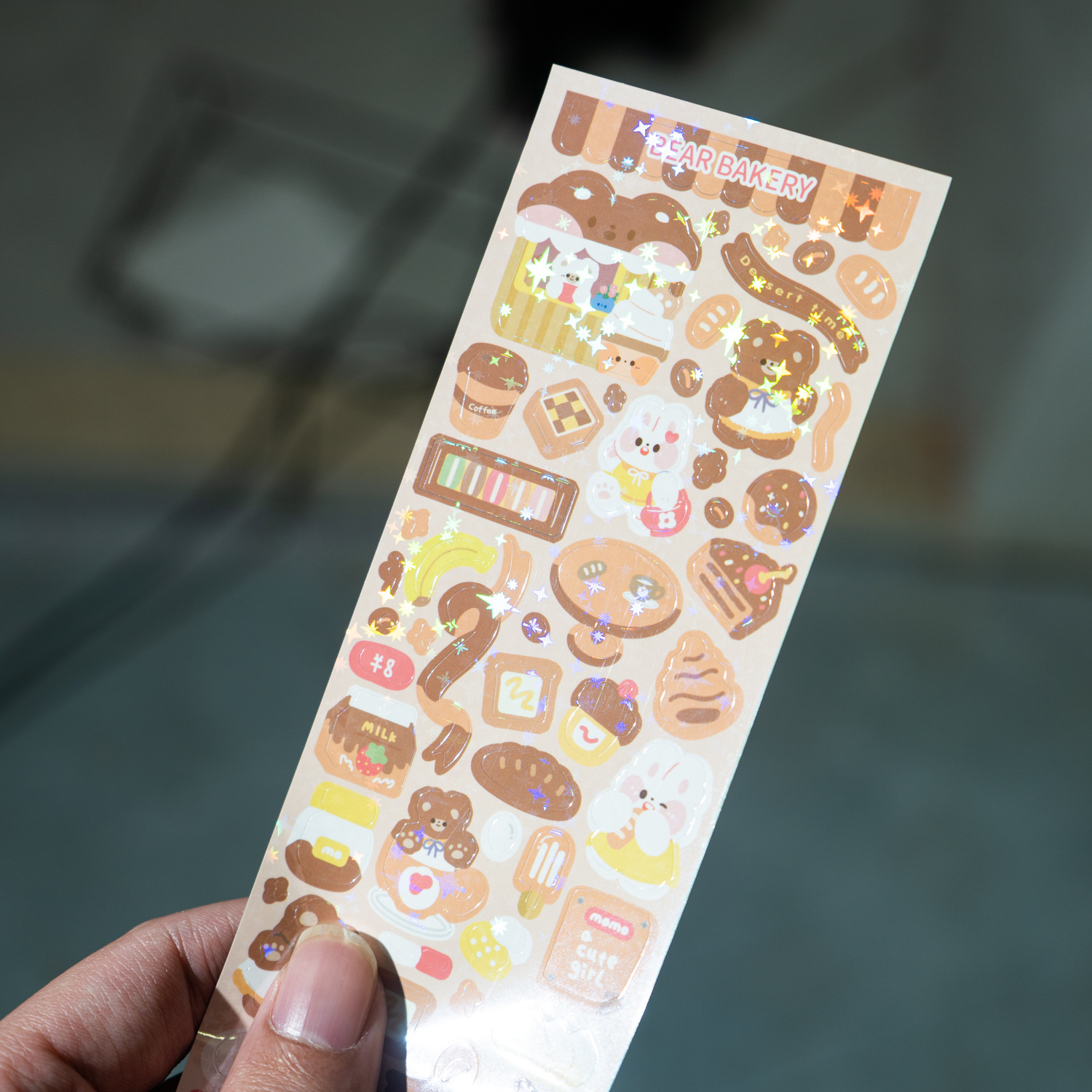 Custom Printing Waterproof Custom Printing Cute Vinyl Kiss Cut Sticker Sheet For Planner Decorative Sticker