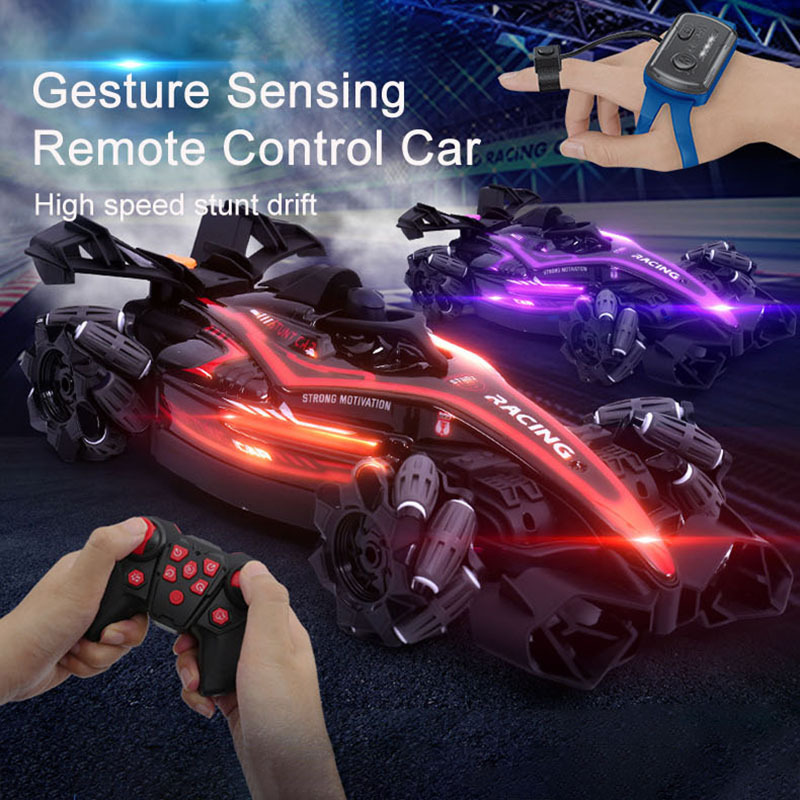 2.4G remote control car RC high speed racing F1 drift car electric spray gesture sensor stunt car