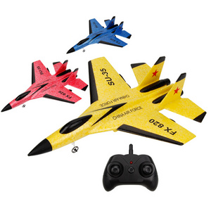 Hot sale remote control glider fixed wing SU35 fighter aircraft EPP foam simulated su35 RC airplane with LED light