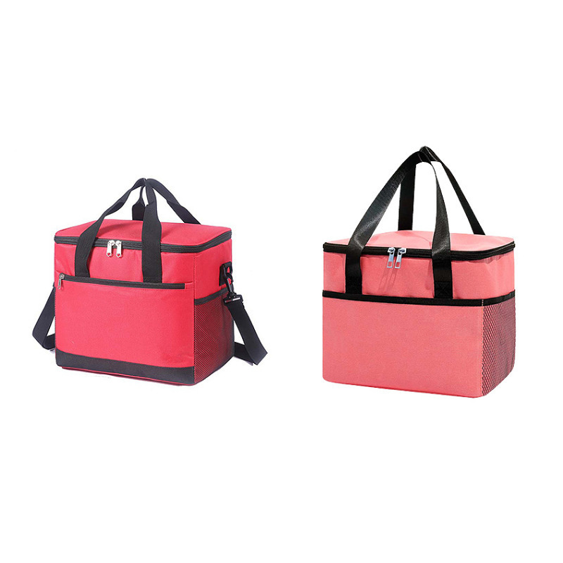 Lunch Bag Insulated Thermal Food Carrier Insulated Double, Decker Casserole Carrier Insulated Tote Bag for Picnic Lasagna Holder