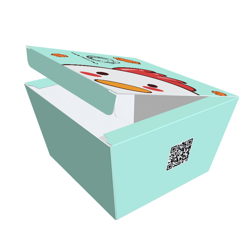 Take Away Food Boxes French Fries Fried Chicken Nuggets Carton, Take Out Food Paper Boxes Paper Food Packaging Box/