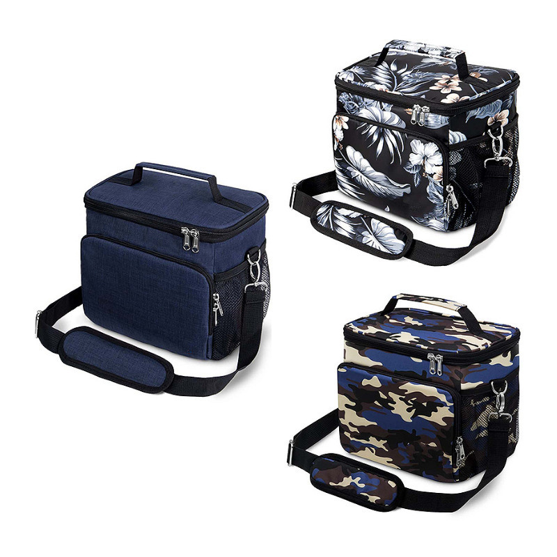 Leakproof Red Blue Insulated Thermal Cooler, Lunch bags For Outdoor Picnic bags Car Using Bolsa Loncheras Para Mujer/