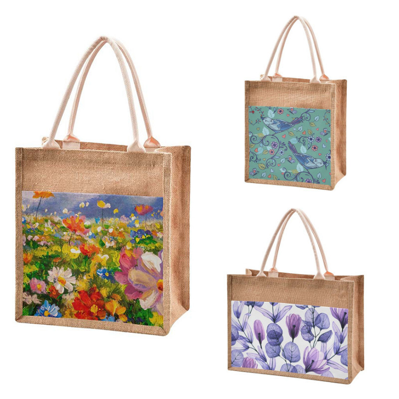 Customized tea packing jute bags Packing Window Jute, bags Tote Buyers China Rice Used Jute Gunny bags For Gifts/