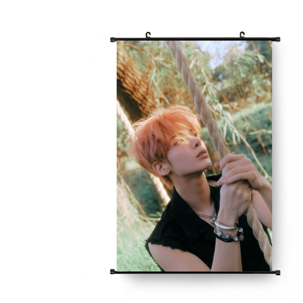 Custom kpop merchandise  large hanging canvas poster