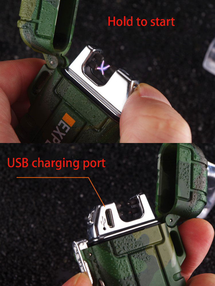 Wholesale Small Gift Portable Touch Car Chargeable Cigarette Lighter USB Electric