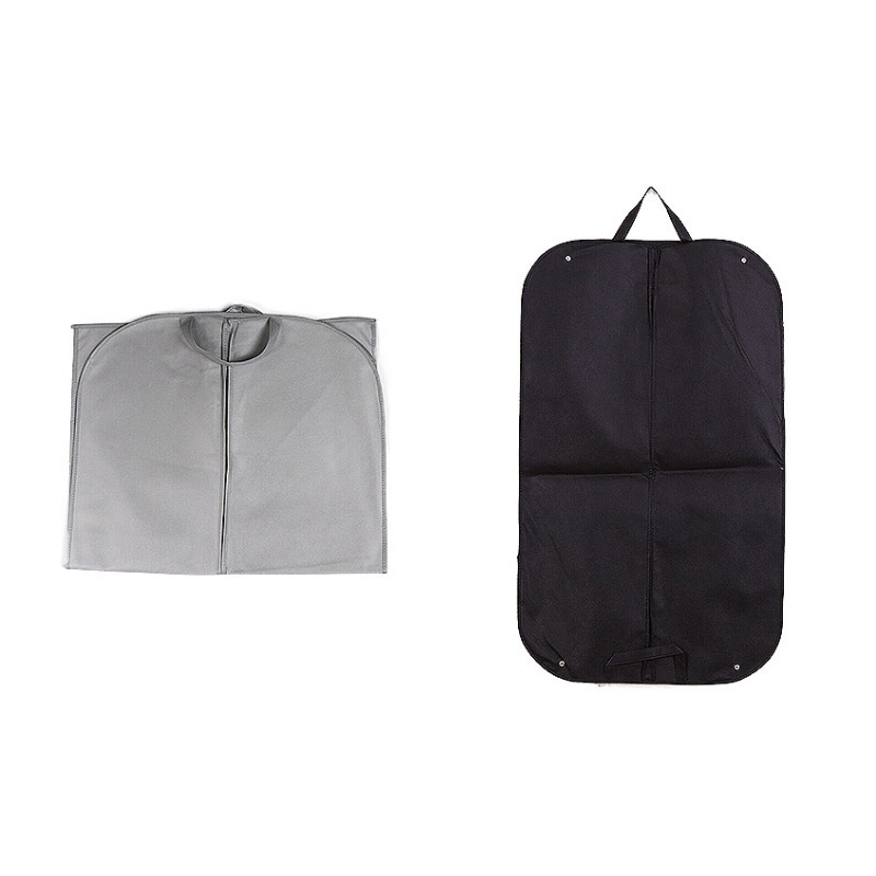 hot sale Nonwoven Foldable suit bag clothes dust cover dress, organizer hanging closet storage clear garment bags/