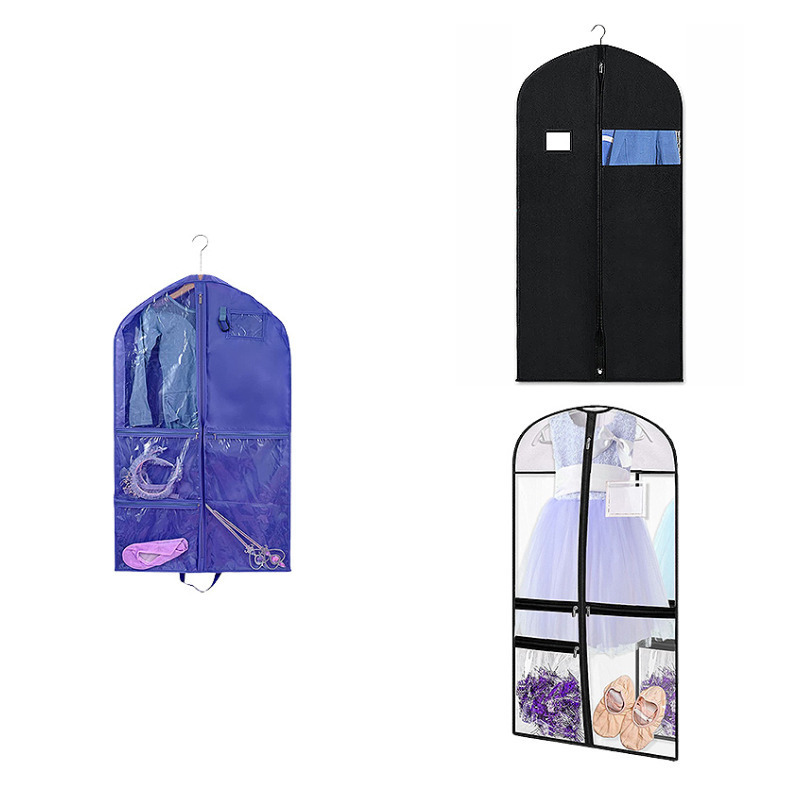 China Factory Long Dress Garment Bag Premium & Breathable,  Tear-Resistant Hanging Suit Cover for Travel and Storage/