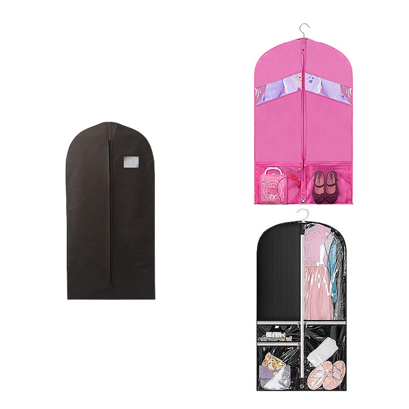 China Factory Long Dress Garment Bag Premium & Breathable,  Tear-Resistant Hanging Suit Cover for Travel and Storage/