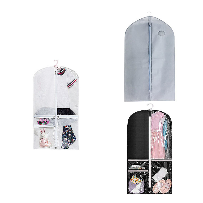 China Factory Long Dress Garment Bag Premium & Breathable,  Tear-Resistant Hanging Suit Cover for Travel and Storage/