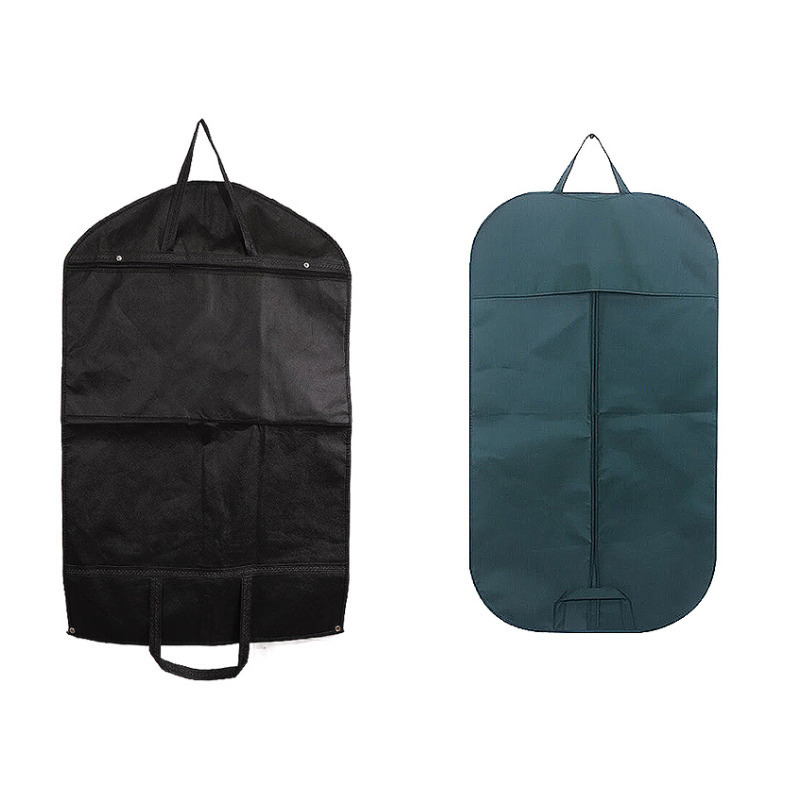 Dustproof Suit Cover Garment bags For Long, Dress With Clear Window Non woven clear clothes Suit Fold garment bags/