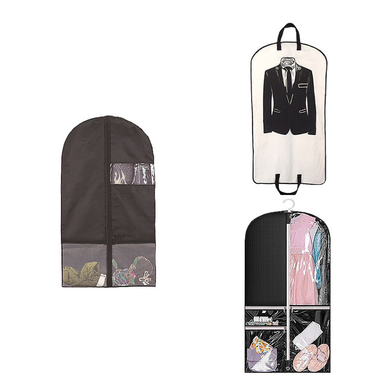 China Factory Long Dress Garment Bag Premium & Breathable,  Tear-Resistant Hanging Suit Cover for Travel and Storage/