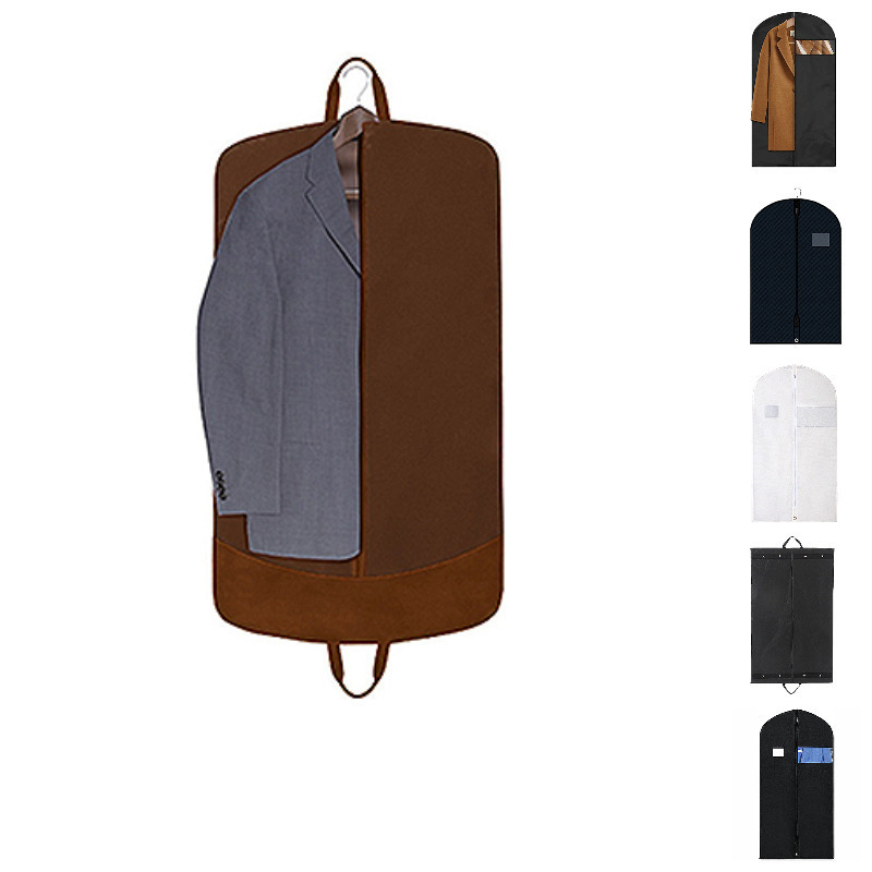 Custom Hanging Clothes Organizer Coat Closet Rack, Storage Dust Cover Garment Bags with Clear PVC Window for Suit/