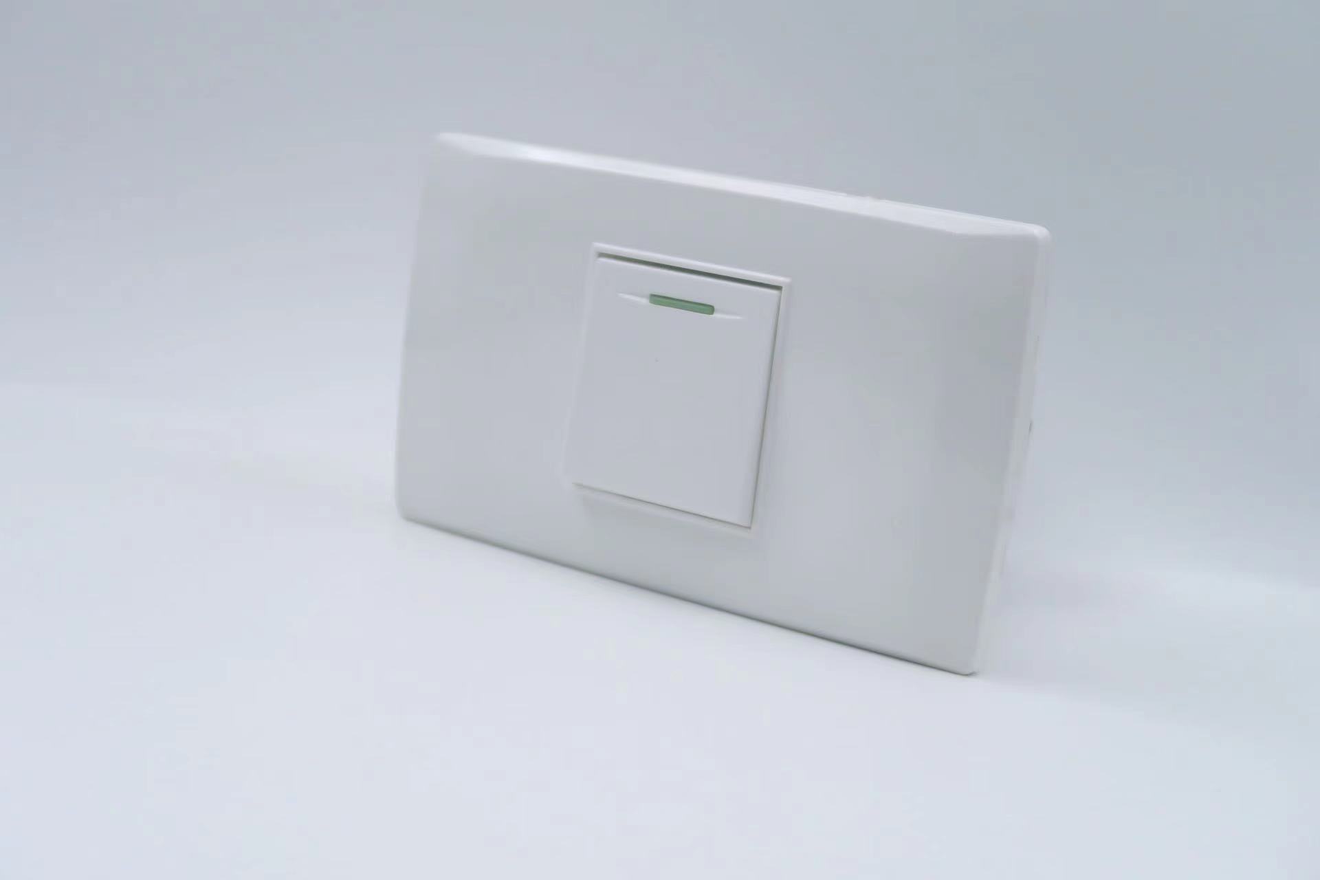 ZF-1 American-style wall switch with Switches Hidden wiring Ceramic Retardant ABS/PP European 1 Gang Electric Wall Switch