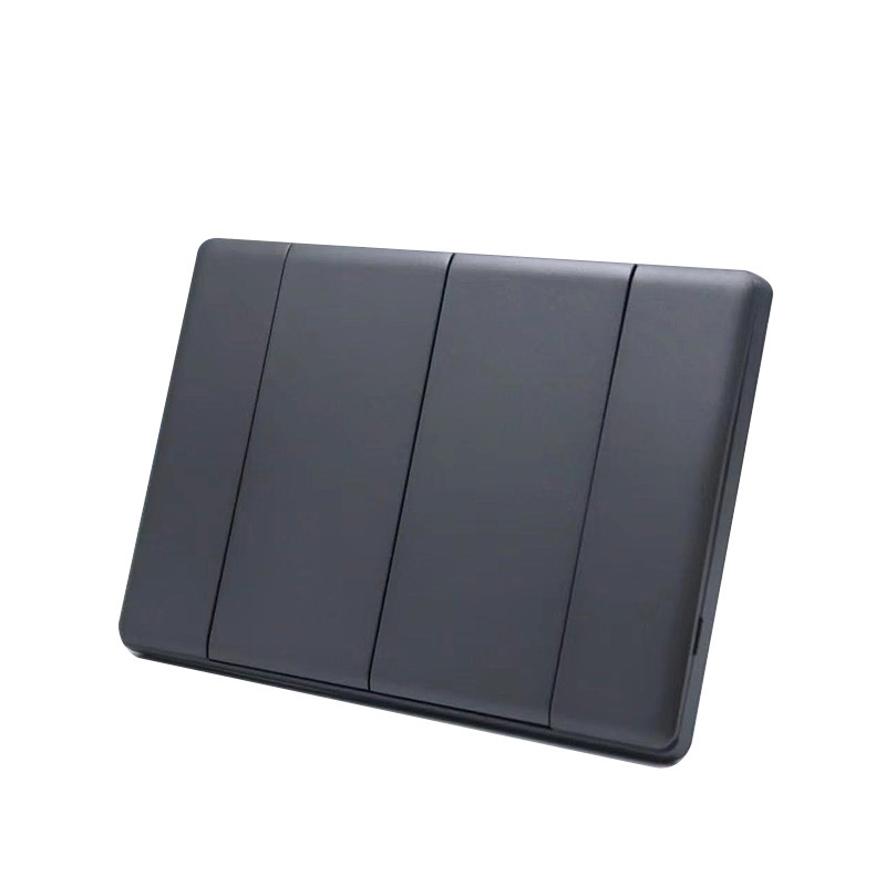 ZA-004 American-style wall switch with High quantity wholesaler price Brazil Wall Plate Switch gray PC Wall Switches