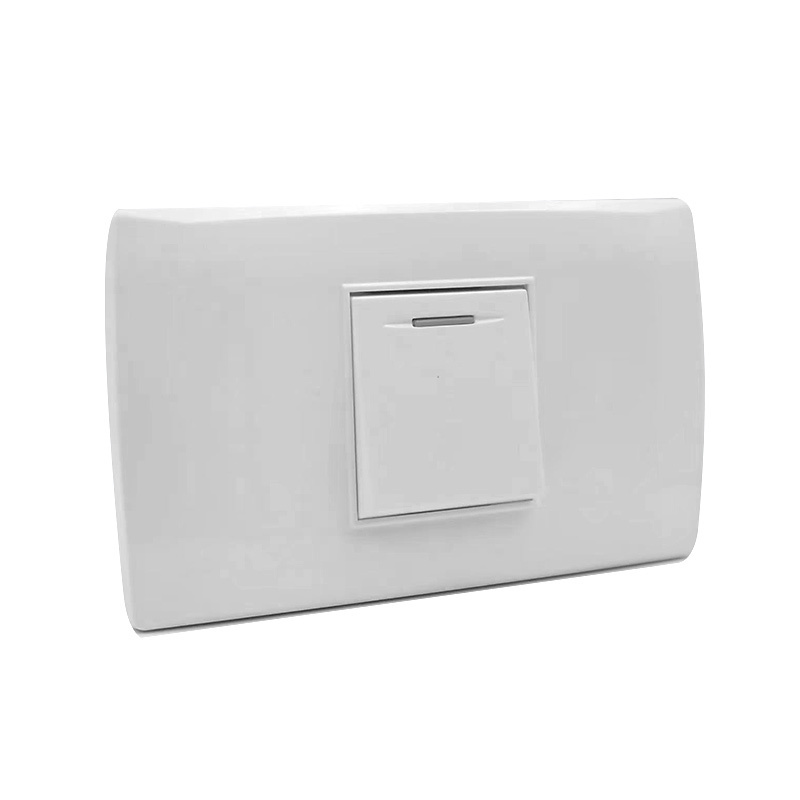 ZF-1 American-style wall switch with Switches Hidden wiring Ceramic Retardant ABS/PP European 1 Gang Electric Wall Switch