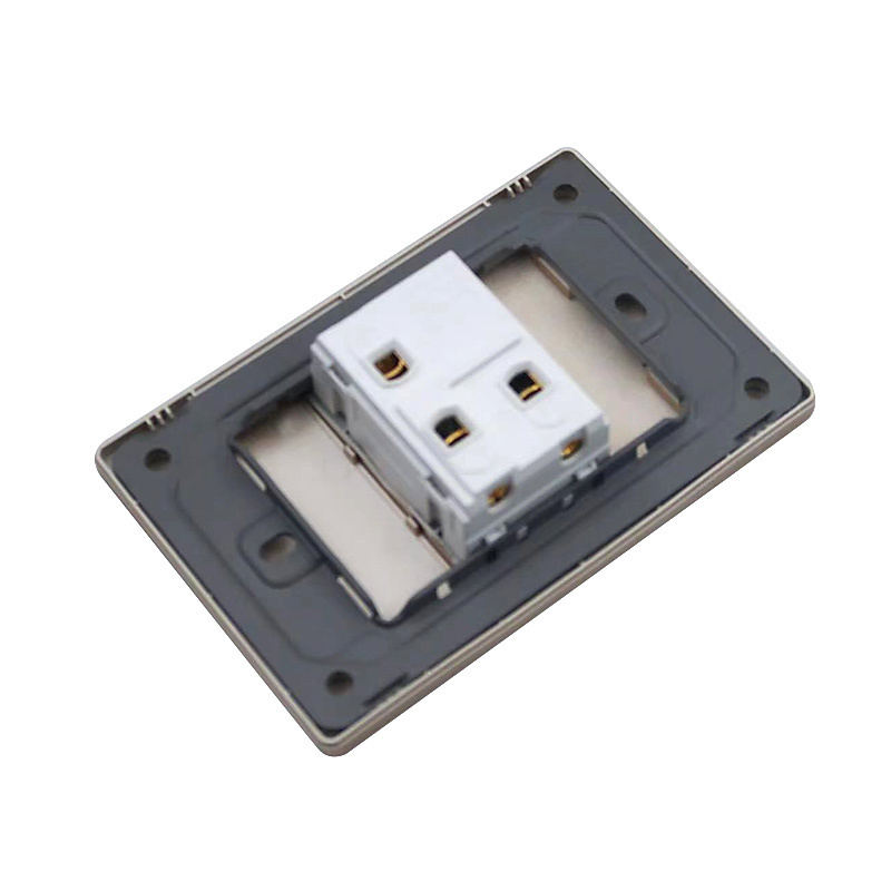 Wholesale 1 Gang Wall Light Switch Modern Luxury Wall Switch With led light US Wall Switch