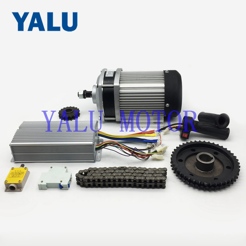 2200W 60V Electric Go Kart Scooter E Bike Motorized Bicycle ATV Moped Mini Bikes Geared DC Motor Kit with BM1424ZXF Unitemotor