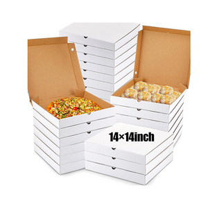 Hot Sale 12 16 18 Inch Pizza Boxes Wholesale Custom Corrugated Carton Packing Cheap Price Pizza Box With Logo