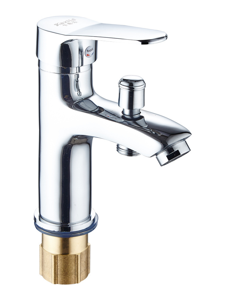 Hot and Cold water mixer Brass tap Bathroom Basin copper 2 function Faucet with shower