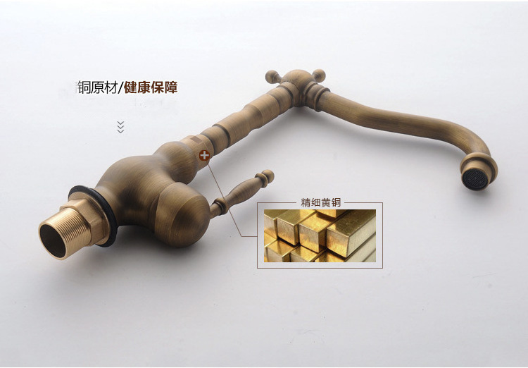 Hot and Cold water mixer European retro Antique taps bathroom faucet new design bathroom basin faucet