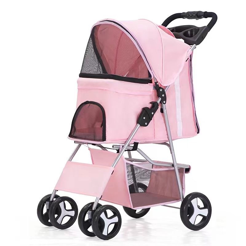 New model portable large dog stroller twin pet gear travel lite pet stroller