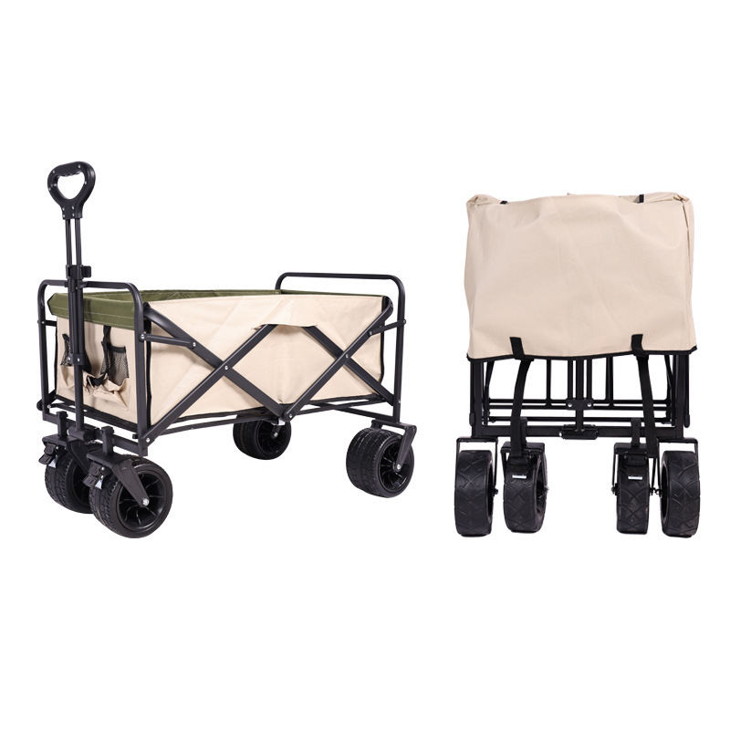 Outdoor Foldable Wagon Cart Beach Picnic 2023 Camping Folding Wagon Cart pet stroller