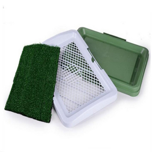 Eco-friendly Pee Pad Easy clean Pet Toilet Artificial Grass Leak Proof Portable Indoor Dog Tray Toilet