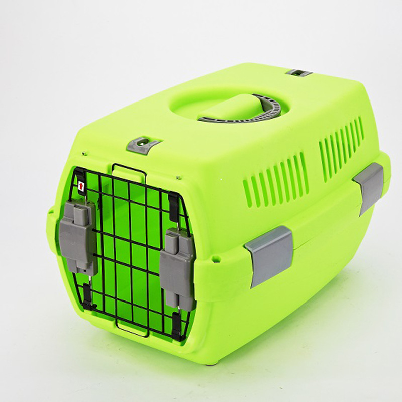 Luxury Plastic Fashion Airline Approved Pet Transport Box Cat Cage Dog Travel Carrier plastic pet carrier