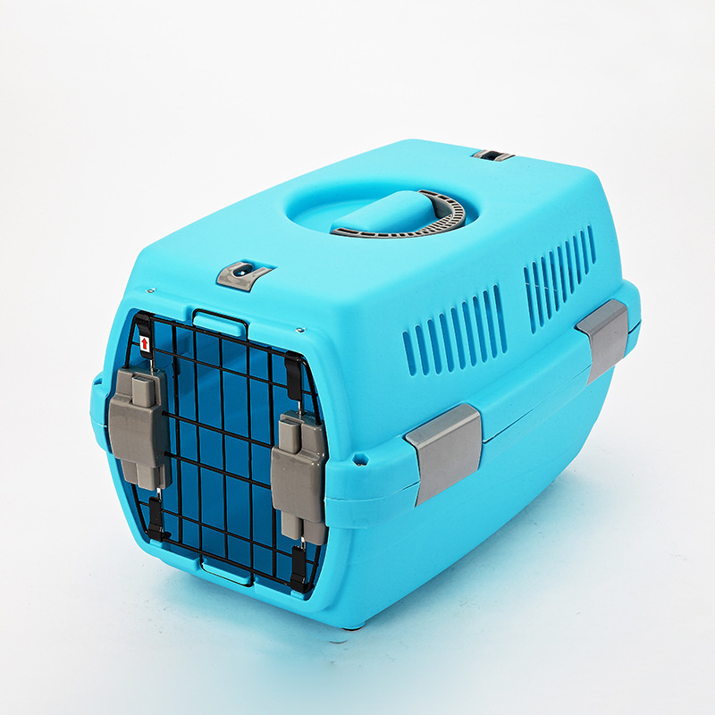 Luxury Plastic Fashion Airline Approved Pet Transport Box Cat Cage Dog Travel Carrier plastic pet carrier