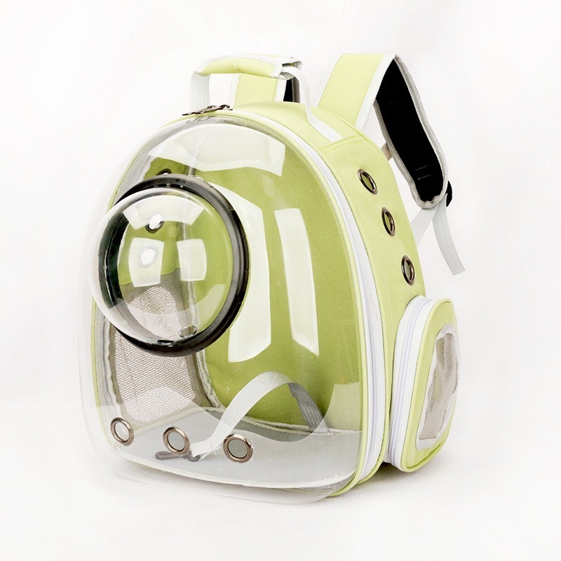 Comfort transparent capsule pet backpack front carrier for small cats dogs pet dog bear clothes backpack