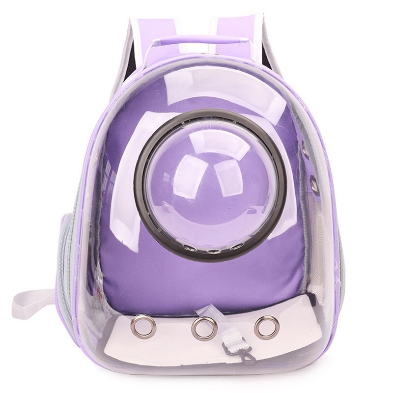 Comfort transparent capsule pet backpack front carrier for small cats dogs pet dog bear clothes backpack